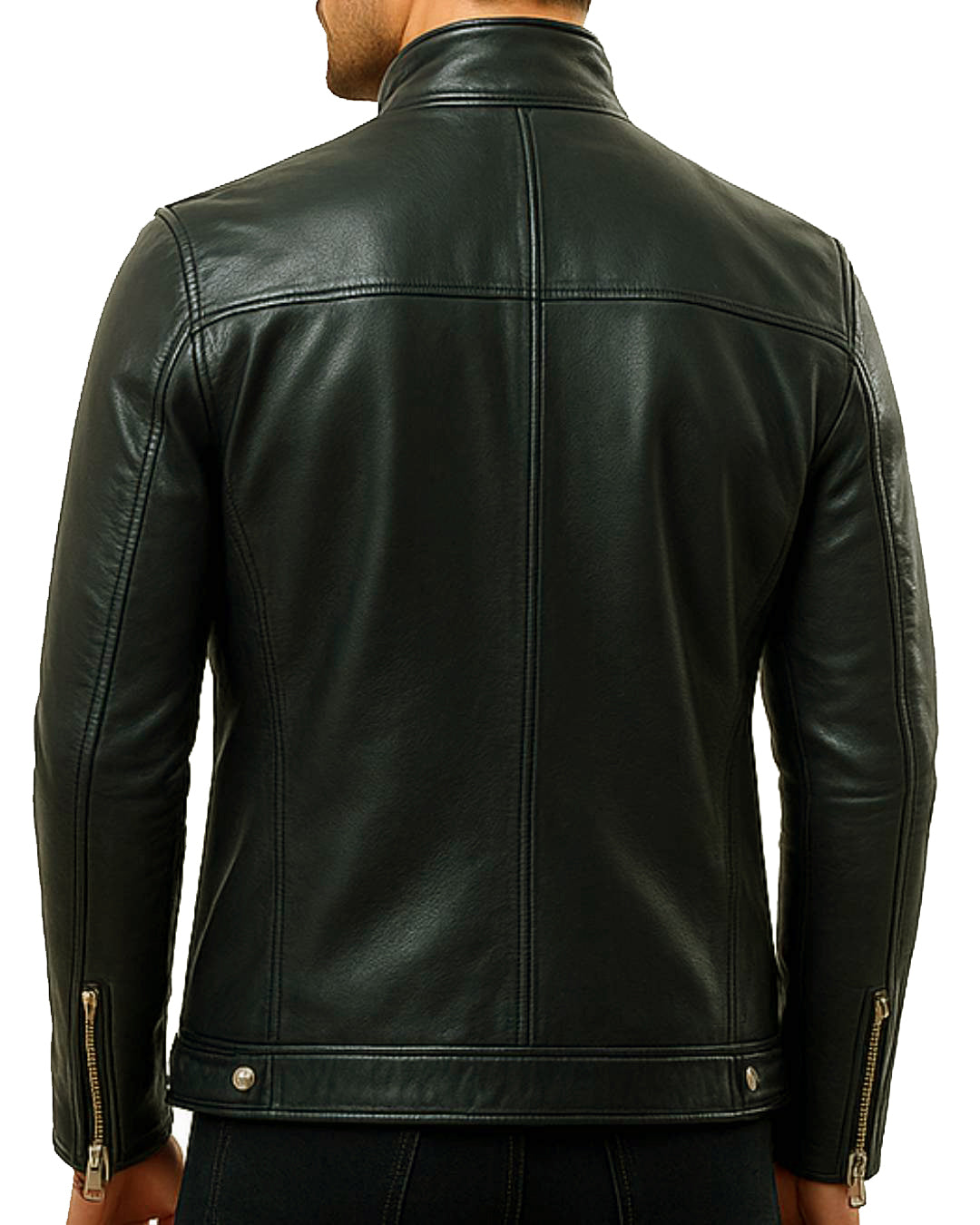 Black Leather Jacket for Men