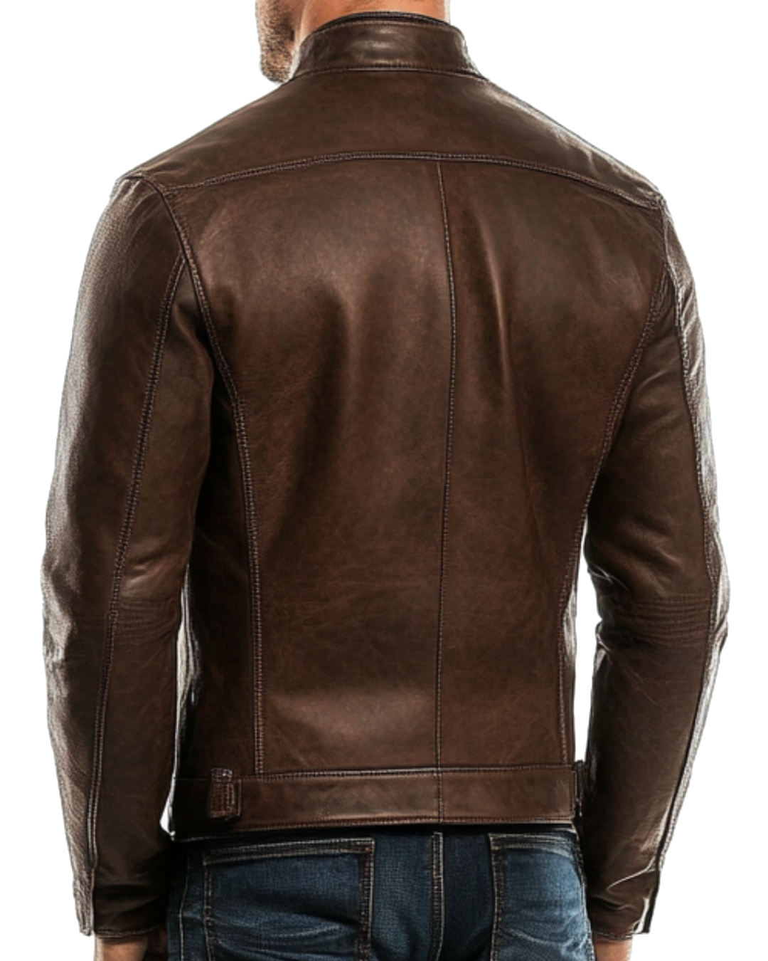 Brown Adam Leather Jacket - Men Leather Jacket