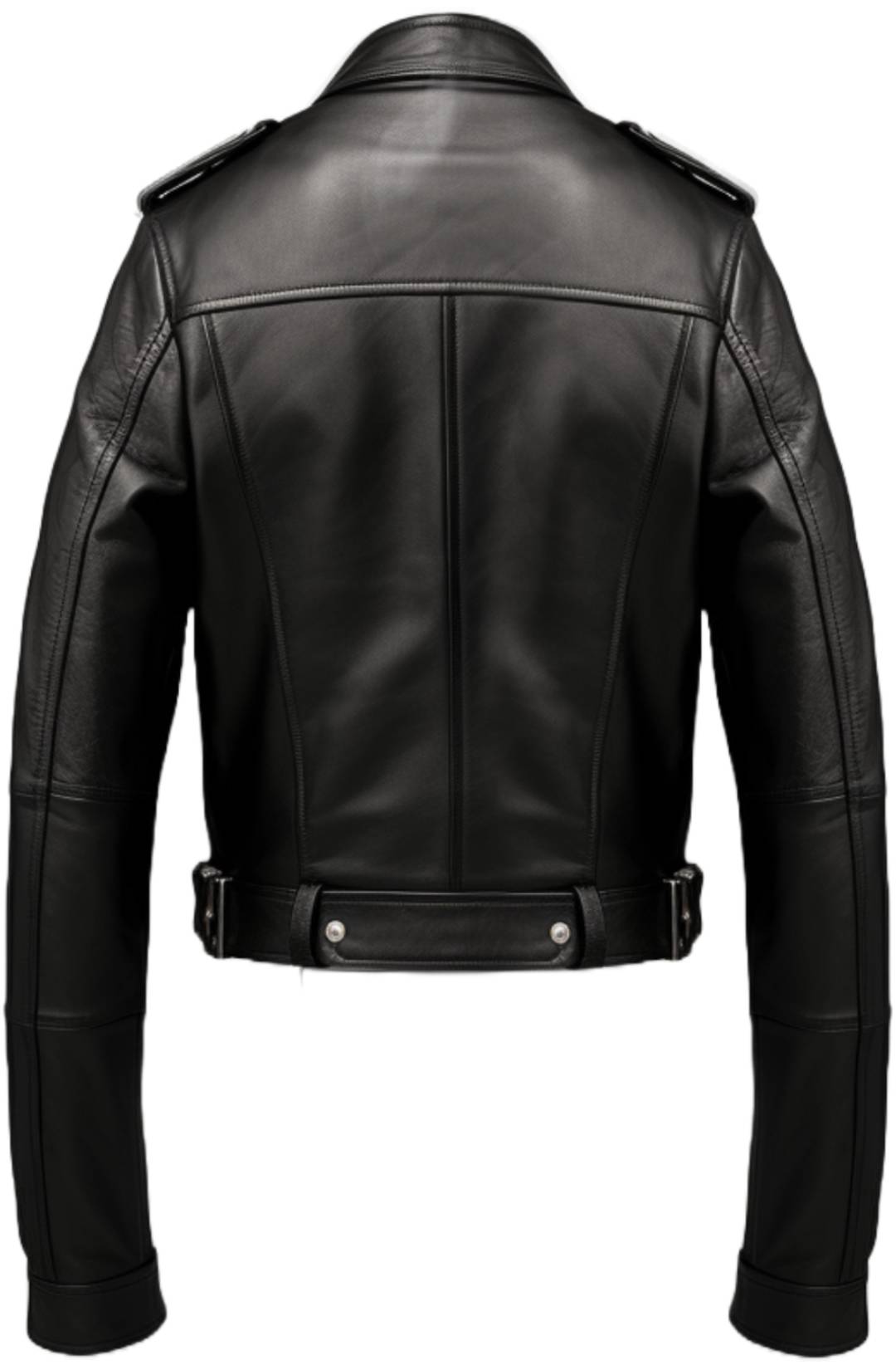 Men Black Leather Jacket - Biker Black Jacket