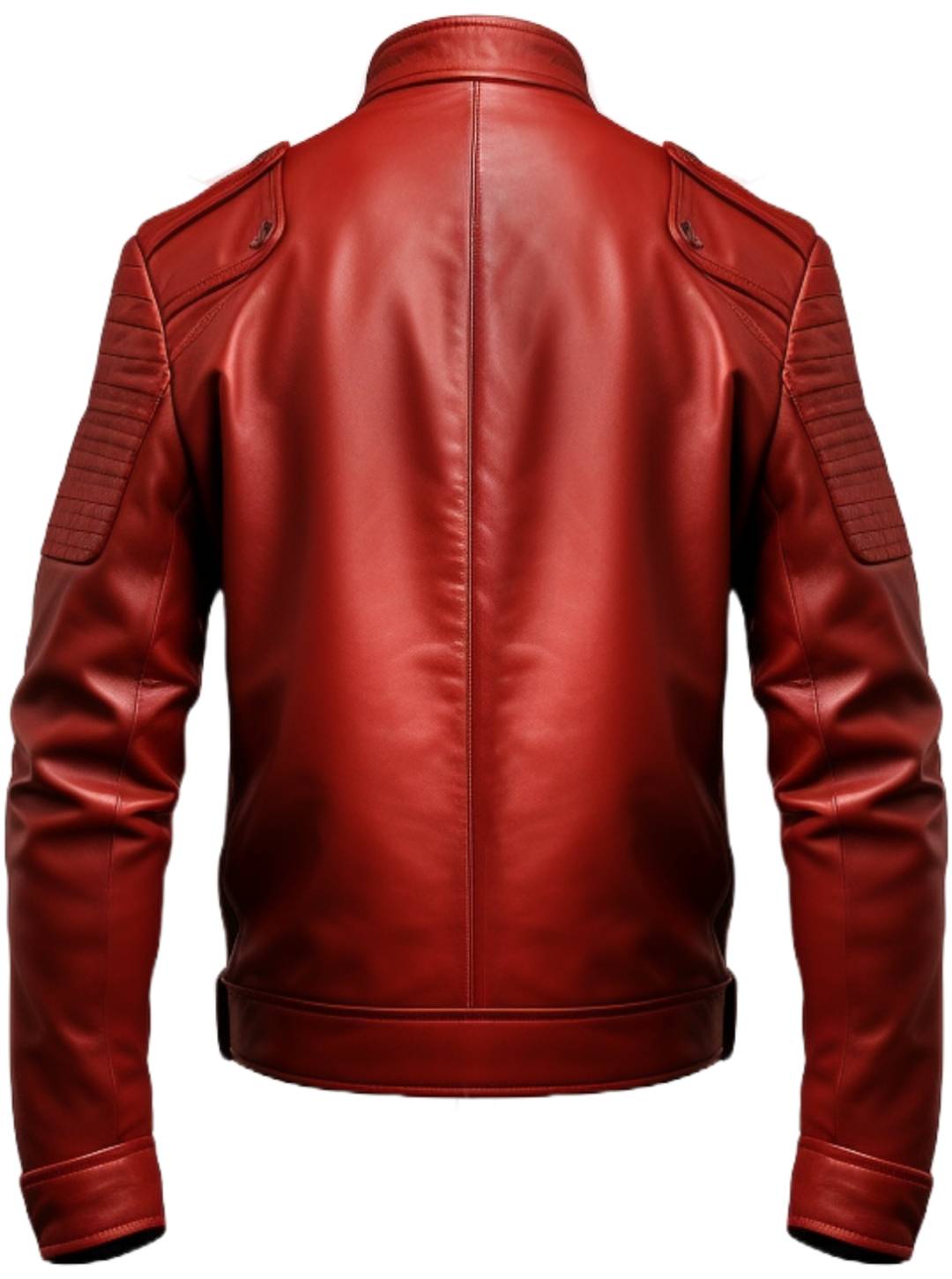 Men Red Leather Jacket