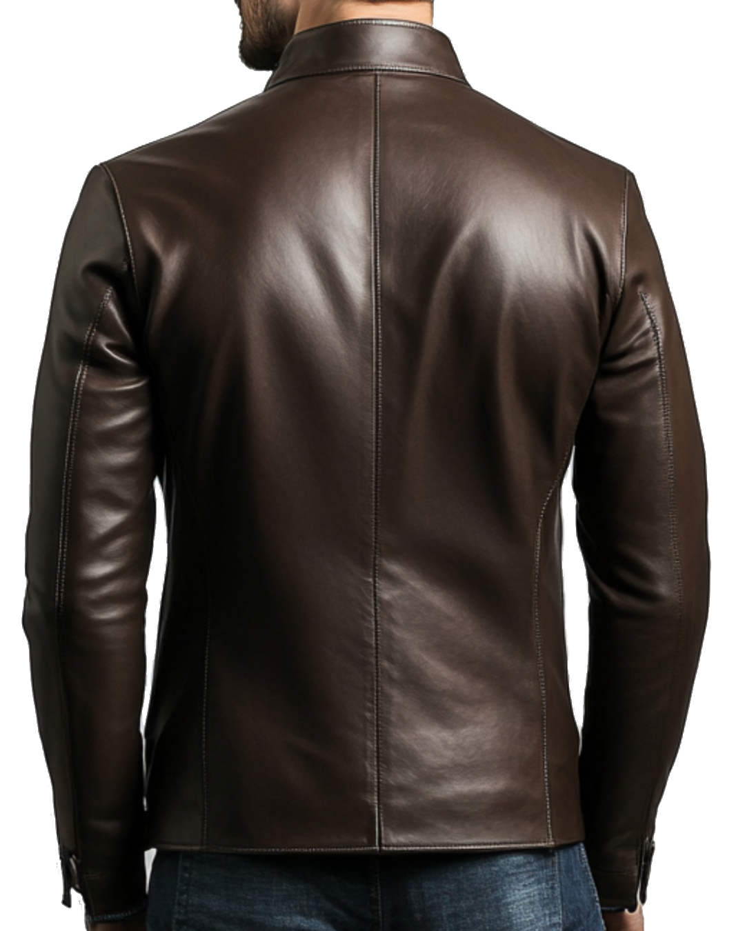 Men’s Classic Brown Leather Jacket