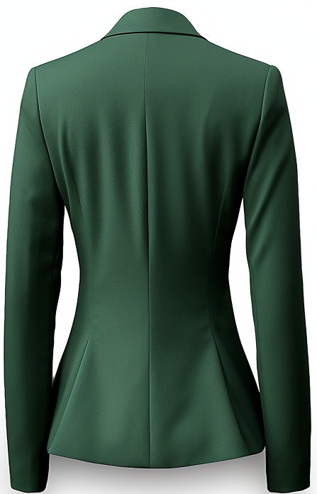 Women Green Cotton Coat