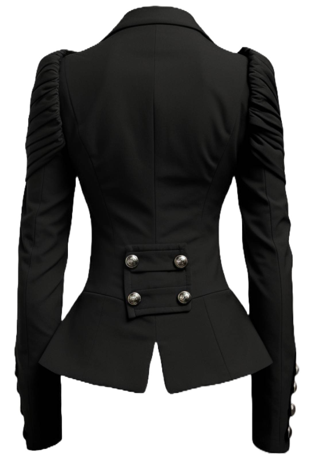 Women Military Style Cotton Coat