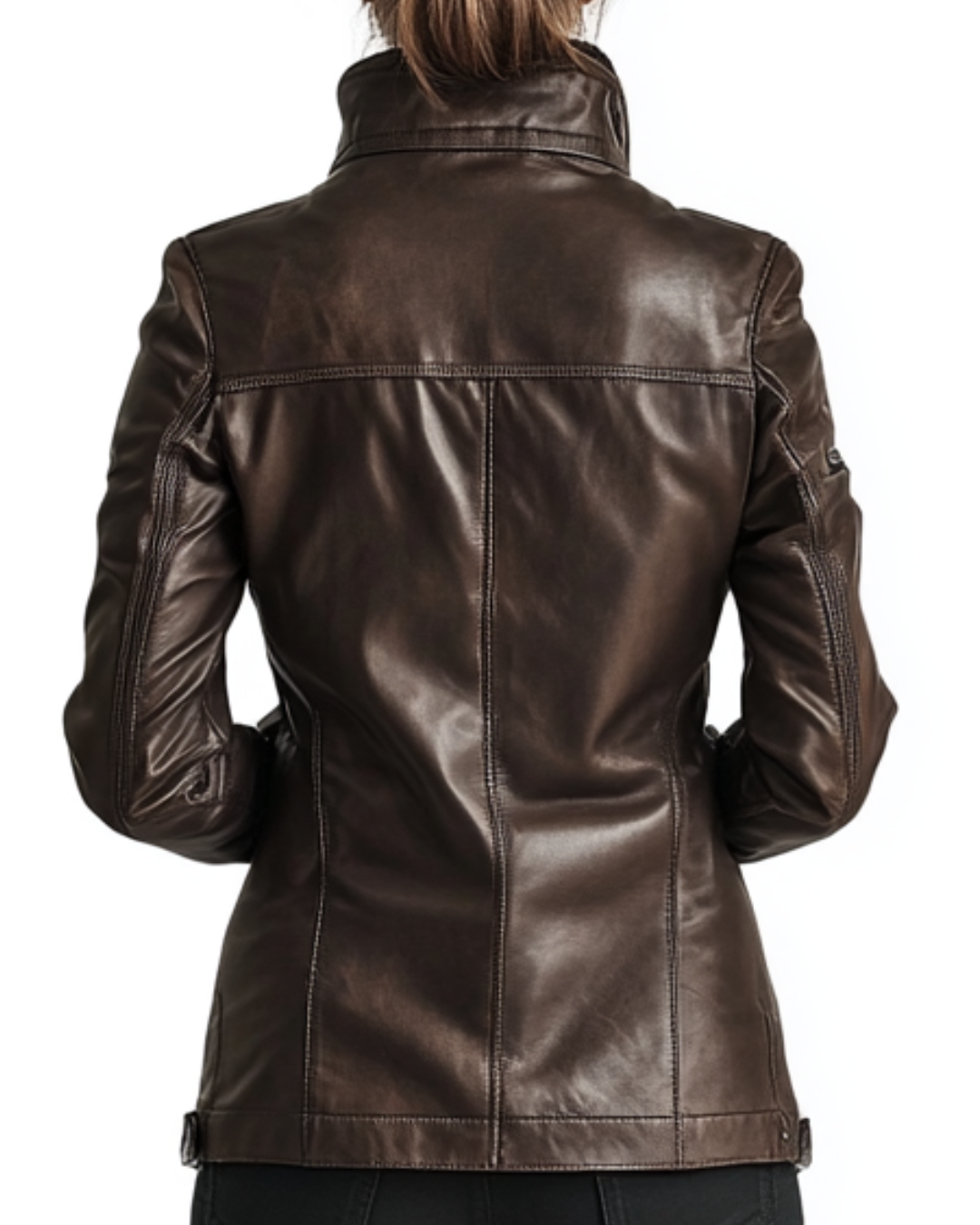 Women Dark Brown Leather Jacket